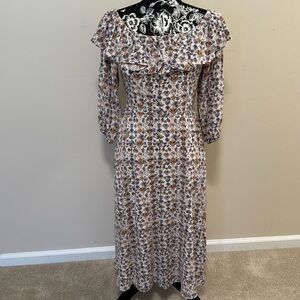 BCBGeneration geofloral midi dress